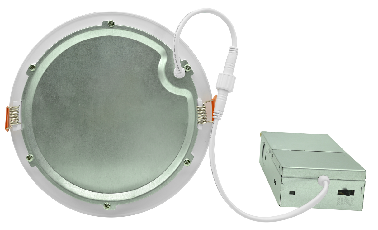 6" LED 12W Ultra Slim Wafer Recessed Down Light - Adjustable Color Temp (27K/3K/35K/4K/5K) 120V