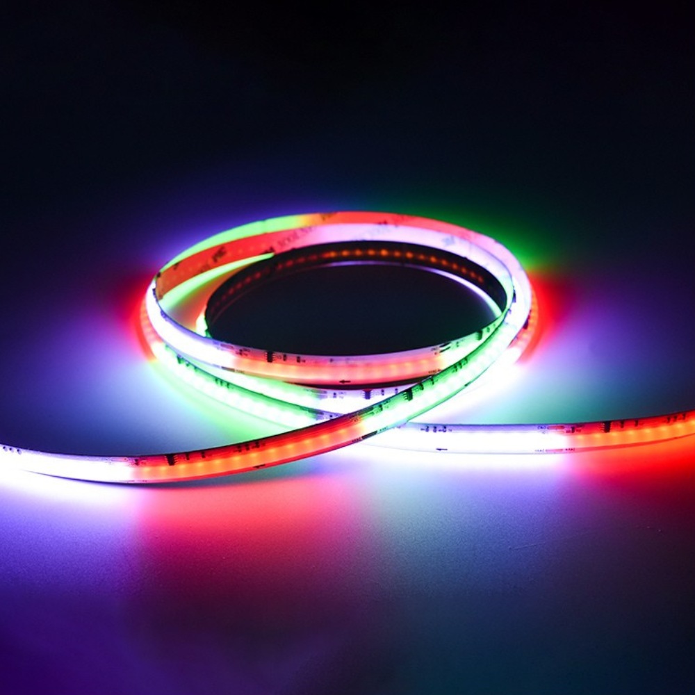 LED No Dot Pixel Tape Light 16 Feet Long - 24V - 10mm Width - RGBW (3000K/4000K/6500K)