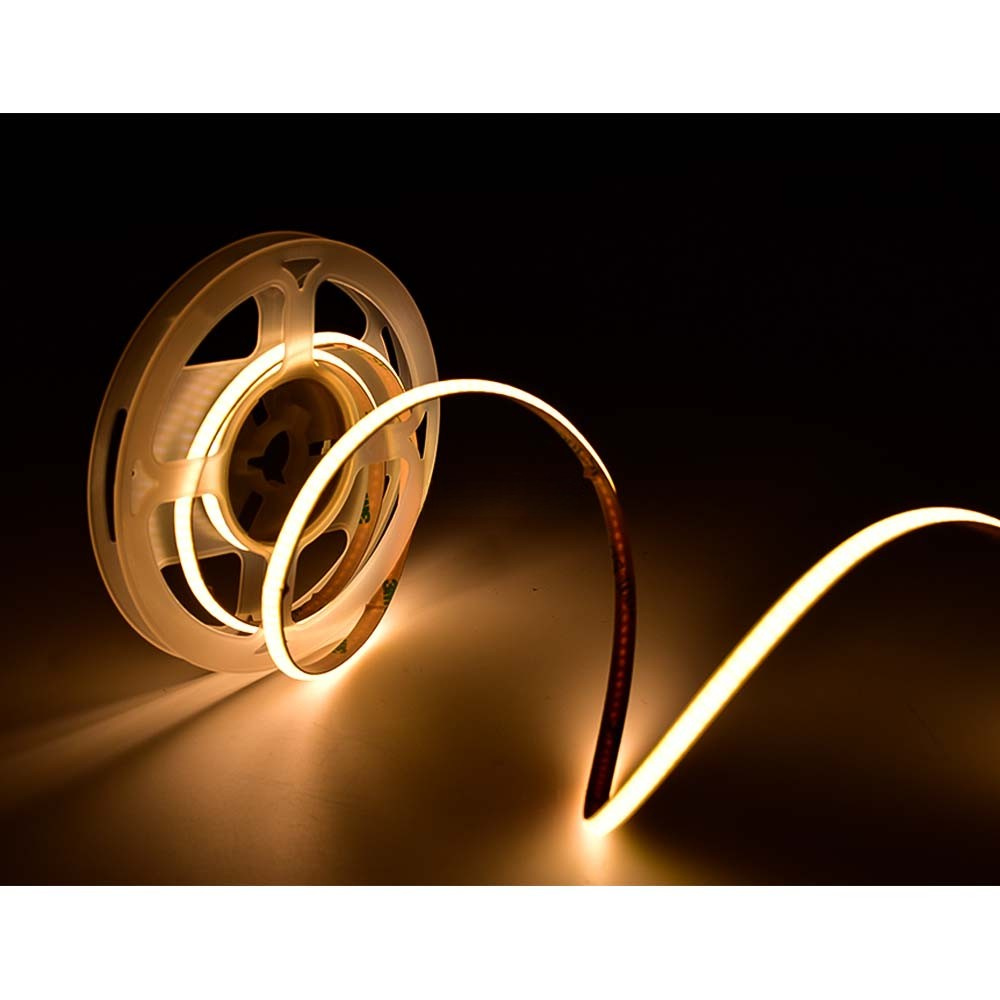 LED No Dot Tape Lights 16 Feet Long - 305 Lumens per Foot - 24V - 5mm Width- 2700K/3000K/4000K/6000K