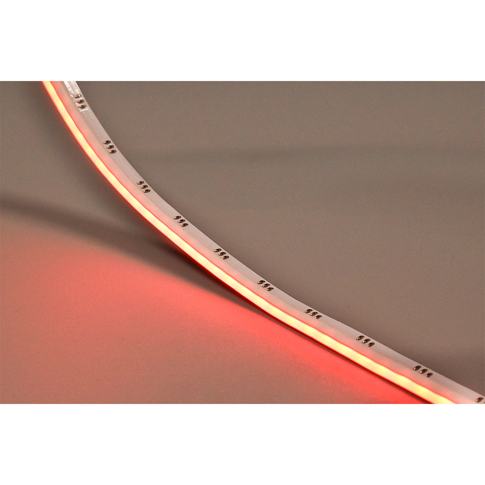 LED No Dot Side Emitting COB 16 Feet Long - 293 Lumens per Foot - 24V - 8mm Width - RGB