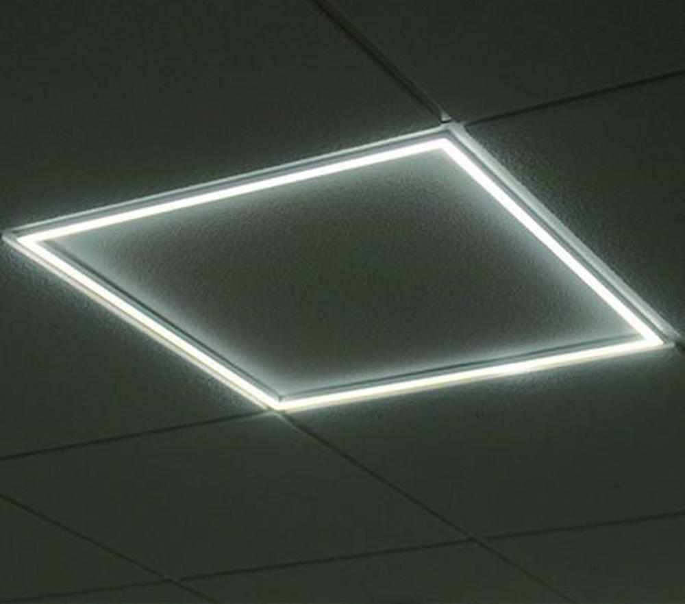 2x4 LED Frame (border) Lit Panel - Adjustable Wattage (40/50/60) + Color Temp (3K/35K/4K/5K/65K) 7,500 lumens 120-277V