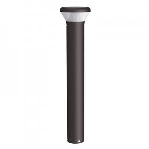 LED 24W Round Bollard Adjustable Wattage (10/14/19/24) + Color Temp (3K/4K/5K) Frosted lens, Cone reflector