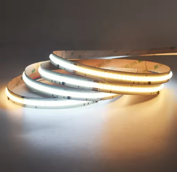 LED No Dot Pixel Tape Light 16 Feet Long - 24V - 10mm Width - 3000K+6500K