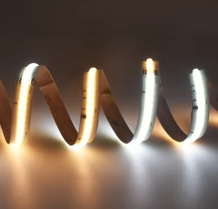 LED No Dot Pixel Tape Light 16 Feet Long - 24V - 10mm Width - 3000K+6500K