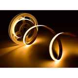 LED No Dot White Color Temperature Tunable 2700K+6500K Tape Light 16 Feet Long - 385 Lumens per Foot - 24V - 8mm Width