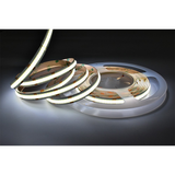 LED No Dot White Color Temperature Tunable 2700K+6500K Tape Light 16 Feet Long - 439 Lumens per Foot - 24V - 10mm Width