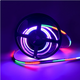 LED No Dot Pixel Tape Light 16 Feet Long - 24V - 12mm Width - RGB