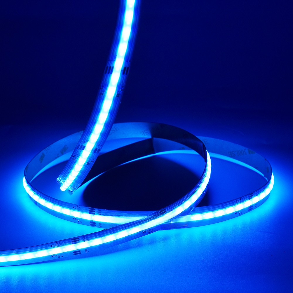 LED No Dot RGB Tape Light 16 Feet Long - 24V - 12mm Width - RGBW 3000K/4000K/6500K