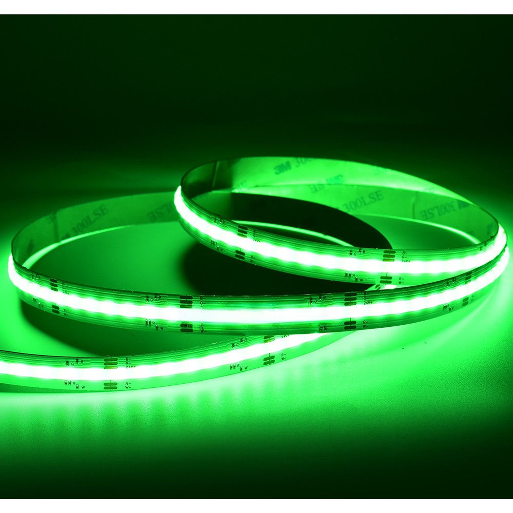 LED No Dot RGB Tape Light 16 Feet Long - 24V - 12mm Width - RGBW 3000K/4000K/6500K