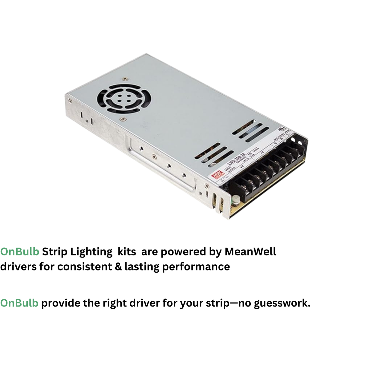 High Output 853 Lumens Per Foot LED Strip Lighting Kit: Includes strip light, driver, connectors, channel, and diffuser.