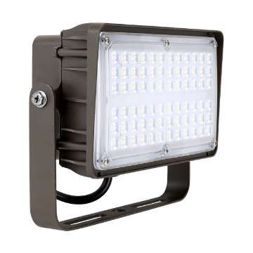 LED 60W Flood Light -  Adjustable Wattage (24/36/48/60) + Color Temp (3K/4K/5K) 8,400lumens 120-277V