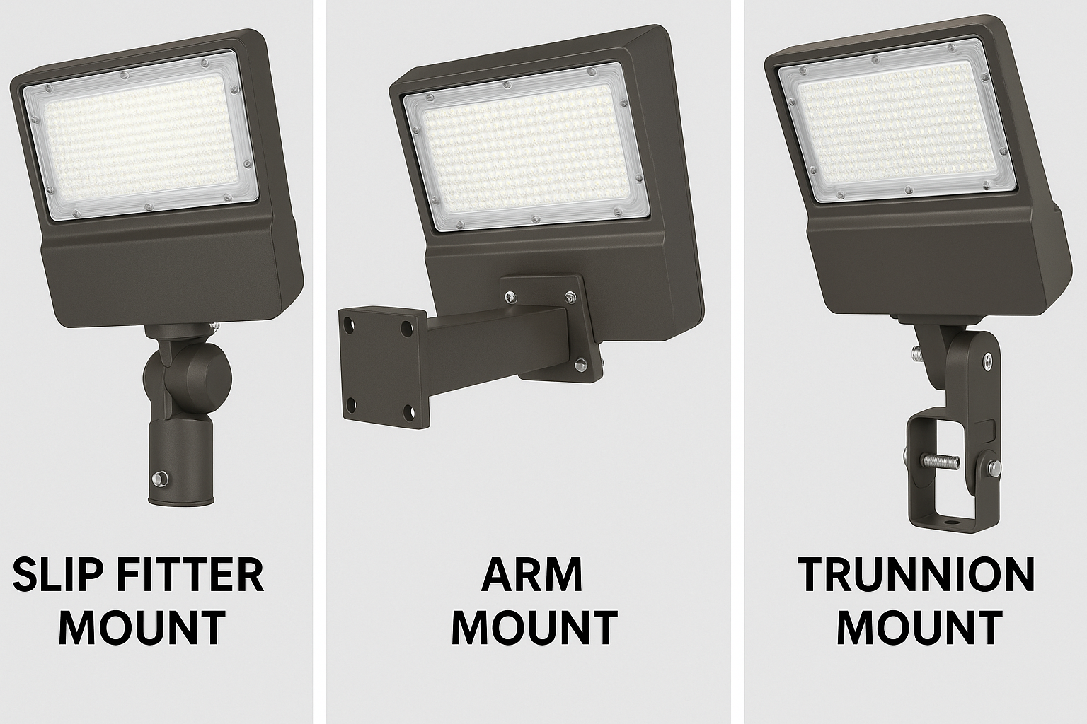 EconoSeries 100W-300W LED Area Light 277V mounting type image