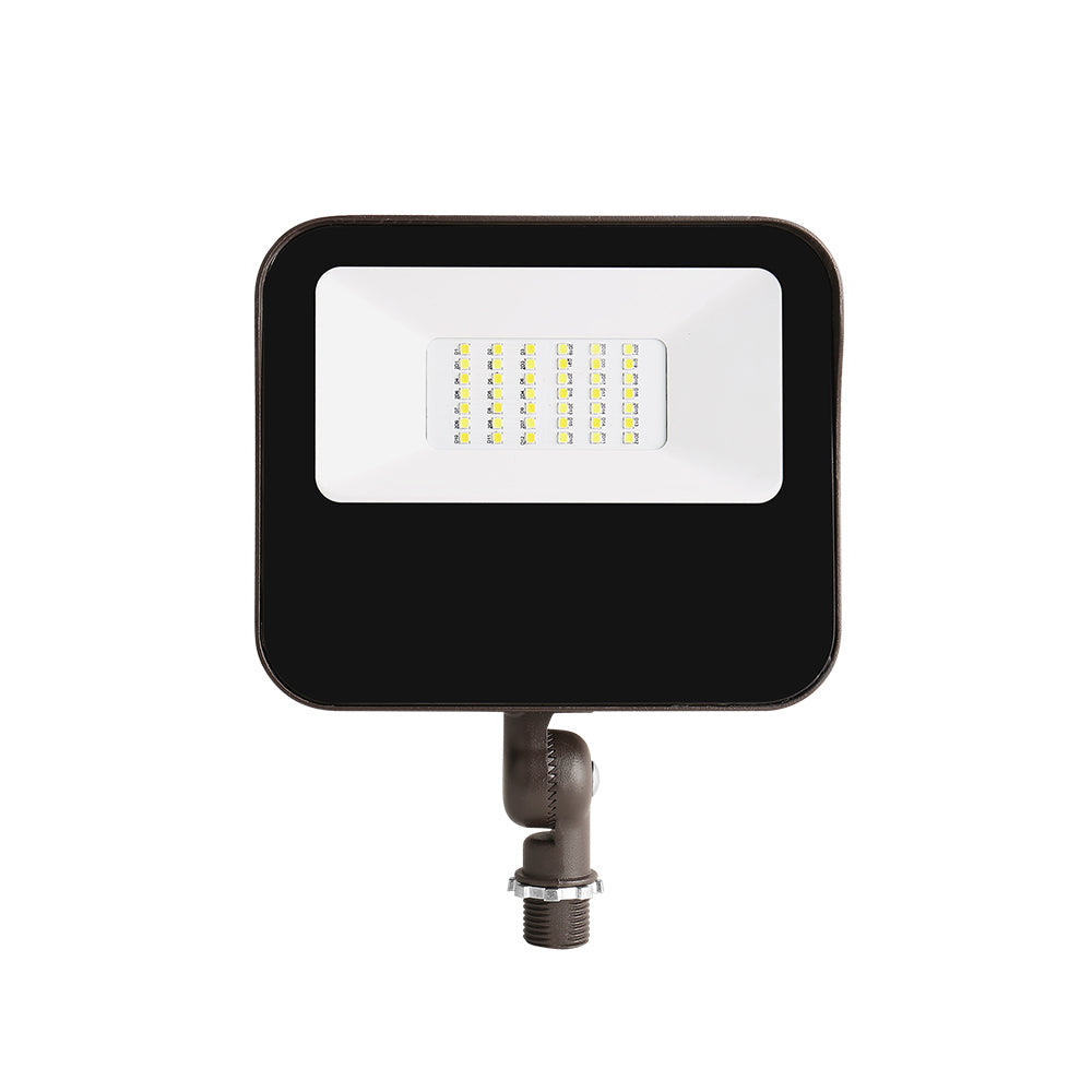 LED 27W Flood Light - Adjustable Wattage (11/15/20/27) + Color Temp (3K/4K/5K) 3,800lumens 120-277V