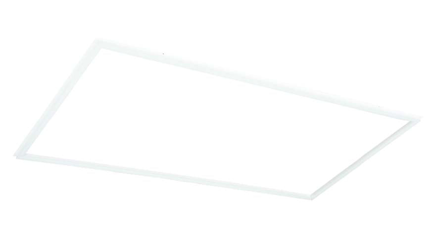 2x4 LED Frame (border) Lit Panel - Adjustable Wattage (40/50/60) + Col ...