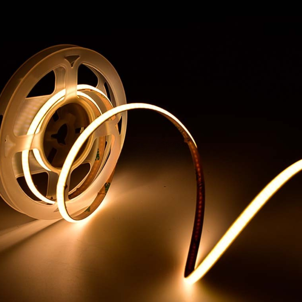LED No Dot Tape Lights 16 Feet Long - 305 Lumens per Foot - 24V - 5mm Width- 2700K/3000K/4000K/6000K