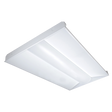 LED 2x4 ft 50W Center Basket Troffer - Emergency Back-Up Battery - ONBULBLED