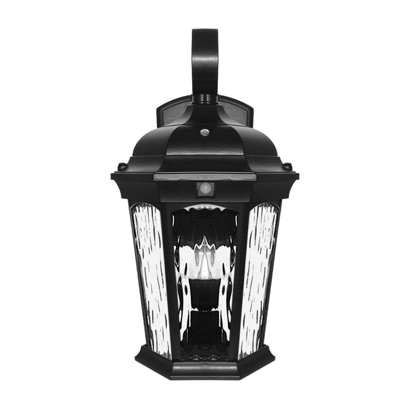 LED Outdoor Wall Lantern 12.5W Water Glass