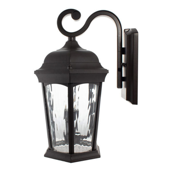 LED Outdoor Wall Lantern 12.5W Water Glass