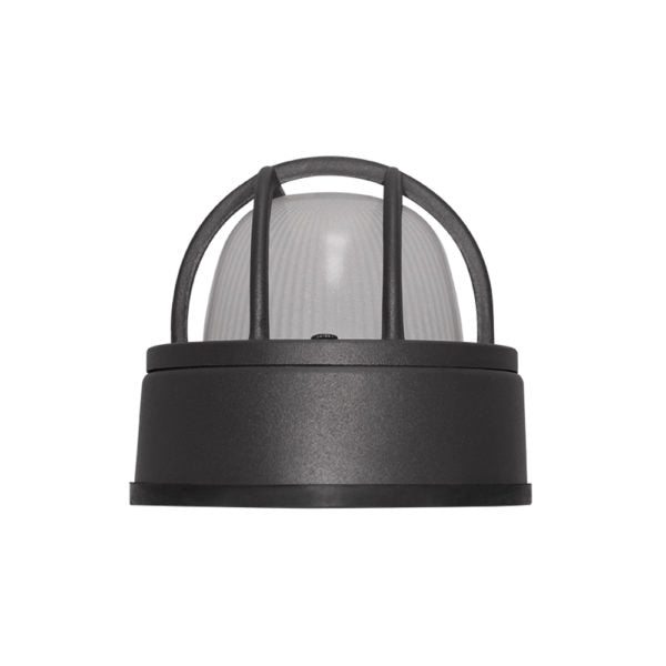 LED Outdoor Bulkhead Wall Light 6.2W Matte Black