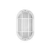 LED Outdoor Bulkhead Wall Light 6.2W Matte White