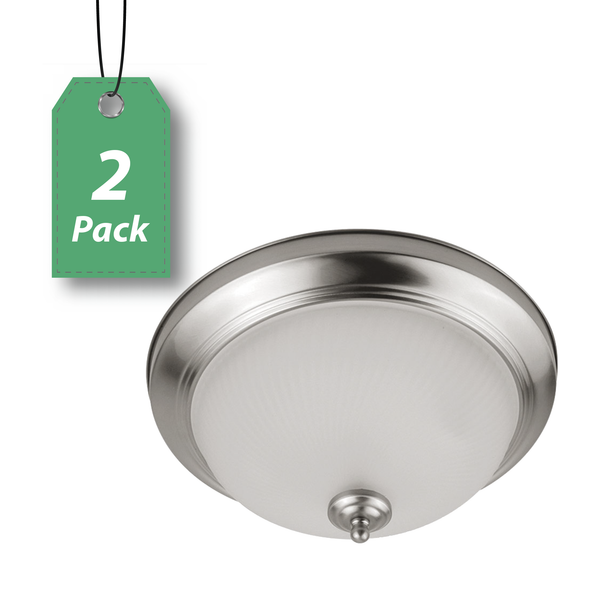 LED 11" Round Ceiling Light 11W 2-Pack