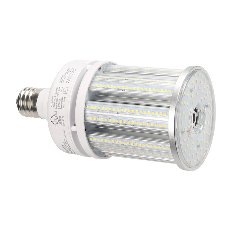 LED Corn Bulb with PC Cover 80W