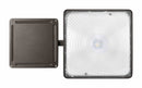 LED Square Dimmable Canopy Light 27Watt, 40Watt, 60Watt - Color Temp 5000K - PIR Sensor Option - Emergency Battery Box Option