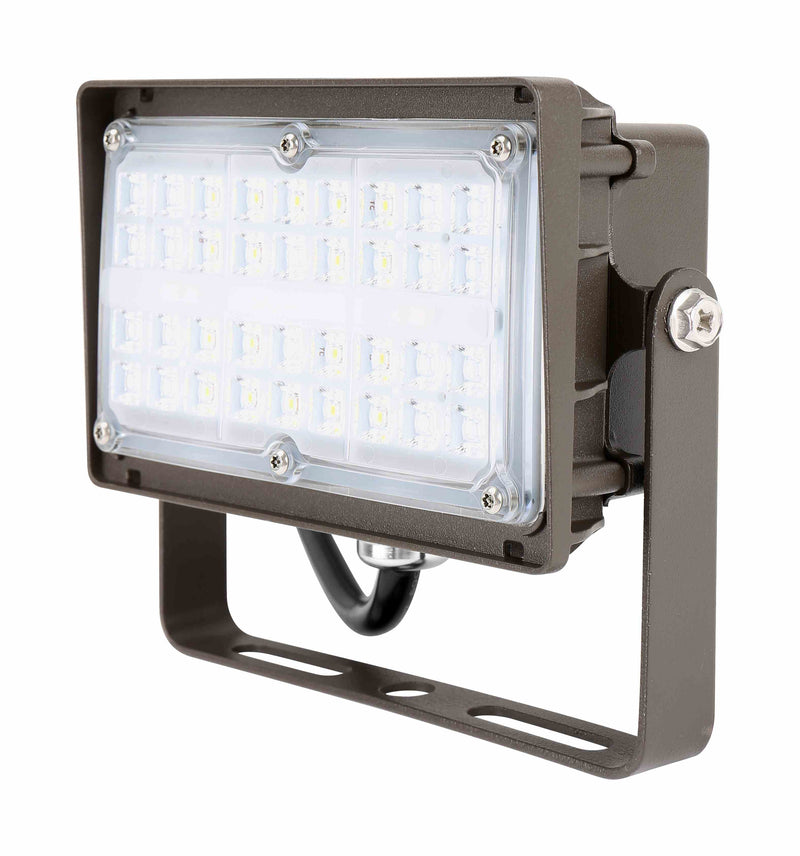 LED Flood Light 15 Watt, 27 Watt, 45 Watt, 60 Watt- Color Temp 5000K- Photocell option- Mount options Knuckle, Trunnion