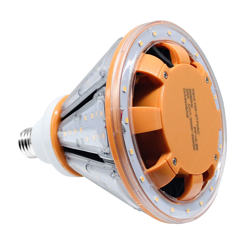 LED Post Top Corn Bulb<br> 50W - ONBULBLED