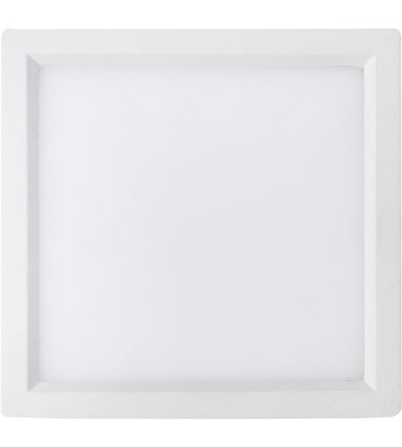 LED 10W 4 in. Square Recessed Disk Light - ONBULBLED