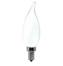 Frosted LED Filament Chandelier Bulb - Flame Tip - 2 Watt - 4000K -<br> Cool White - ONBULBLED