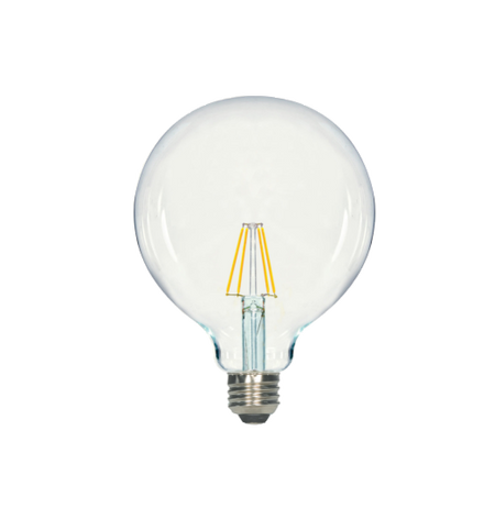LED Filament G40 Bulb - Clear Glass- Dimmable - 5 Watt - 3000K -<br> Soft White - ONBULBLED