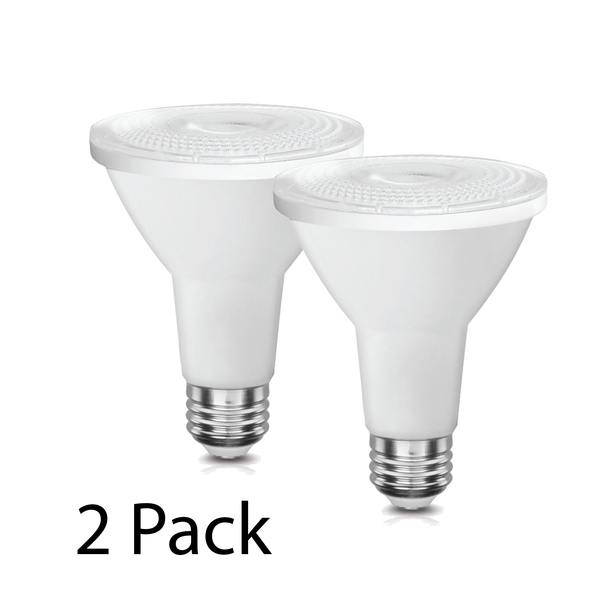 LED PAR30 10W Long Neck Directional Wide Spotlight - Dimmable - 2 Pack