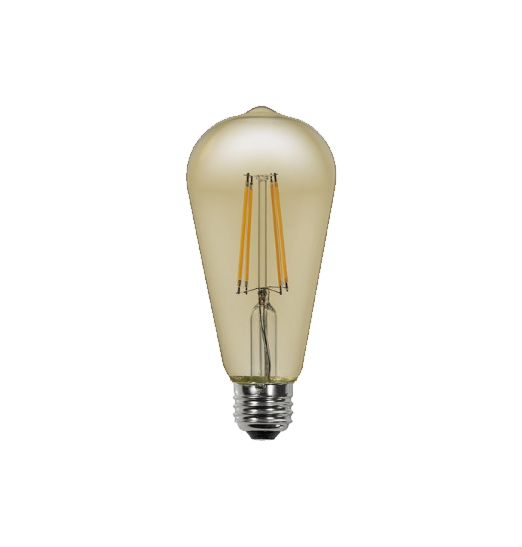 LED Filament ST21 Bulb - Antique- Dimmable - 6 Watt - 2200K - ONBULBLED