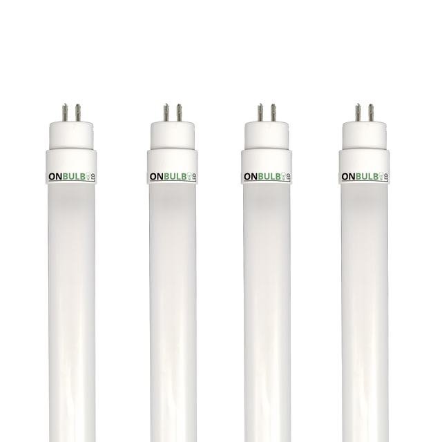 2 ft LED 10 Watt T5 Bulb - Plug&Play - High Output - 24W  Replacement - 1,600lm - 4 Pack ($14.50 per bulb) - ONBULBLED