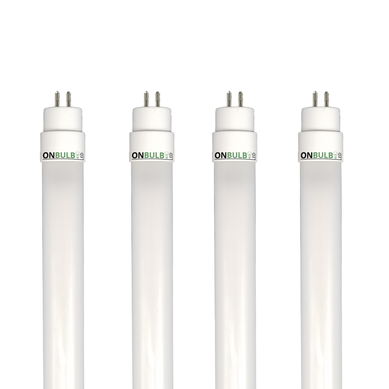 4 ft LED 15 Watt T5 Bulb - Plug&Play - 28W Replacement - 2,100lm -<BR> 4 Pack ($11.60 per bulb) - ONBULBLED